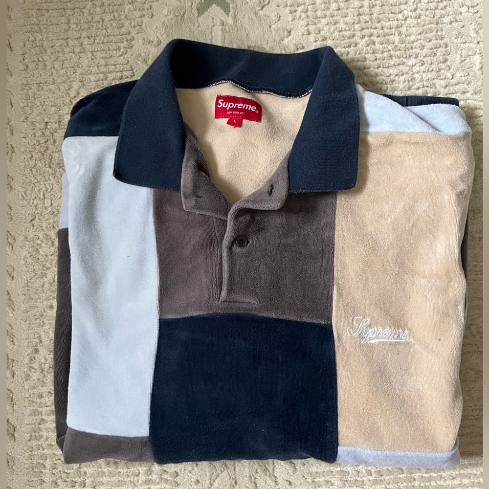 Supreme velour long sleeve
